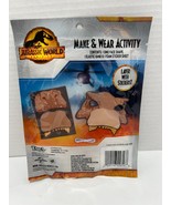 New Jurassic Work Dominion Make/Wear Activity 3+ Dinasaur Face Fast Ship... - £4.83 GBP