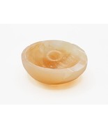 Peach Selenite Bowl 10cm/4in ~ Charge Crystals, Cleanse Crystals, Smudge... - £18.87 GBP