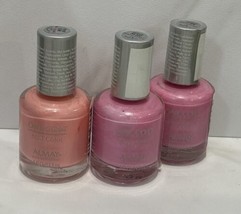 3 Almay One Coat Nail Color Polish - 65 Marvelous &amp; 67 Pink Me Up - 0.5 oz Italy - £26.98 GBP