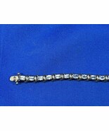 Sterling Silver Topaz bracelet Marked 925 Thailand 7.5&quot; - €57,92 EUR