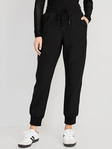 Old Navy All Seasons StretchTech Jogger Pant Women XS Petite Black Repell NEW - £22.85 GBP