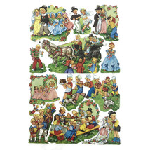 EAS Germany Die Cut Scraps Ganzbilder Oblaten 3073 Wedding Single Sheet ... - £10.46 GBP