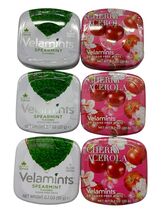 Velamints Sugar Free Cherry Acerola, Spearmint Mints  Pack 6 - €25,70 EUR