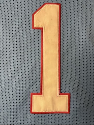 Vintage Houston Oilers Warren Moon Football Jersey Faded Tag Blue #1 NFL Footbal Item image 10
