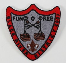 Vintage 2007 Black River District Fun O Oree Shield Boy Scouts BSA Camp Patch - £8.73 GBP