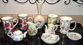 Lenox Royal Canterbury &amp; Others Cup Coffee Mug Vase Mini-Tea Set Mixed 12pc Lot - £47.95 GBP