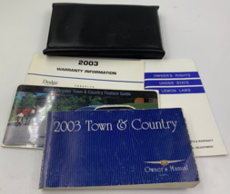 2003 Chrysler Town &amp; Country Owners Manual Handbook Set with Case OEM P04B33012 - £35.96 GBP