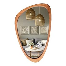 WallBeyond Asymmetrical Mirror - Irregular Decorative Mirror for Modern Home Dec - £99.28 GBP