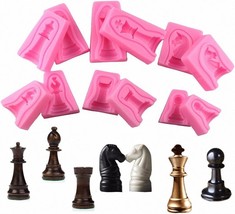 3D Chess Silicone Mold Fondant Cake Decorating Tools Chocolate Candy Resin Mould - £12.01 GBP