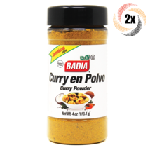 2x Shakers Badia Curry Powder Seasoning | 4oz | Gluten Free! | Curry En Polvo - £11.96 GBP