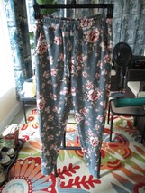 LuLaRoe NWT Jax Small Slate Pink White Green Floral Joggers Sweatpants - £28.62 GBP