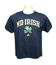 Adidas Notre Dame Fighting Irish Boys Large Blue TShirt - £15.12 GBP