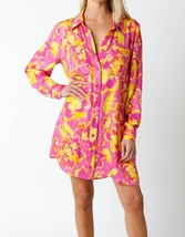 Olivaceous floral shirt dress for women - £39.53 GBP