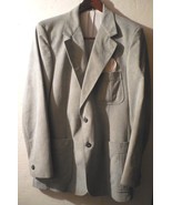 Crofton Schrader&#39;s Men&#39;s Genuine Sued Leather Sports Coat Jacket Sz: M; ... - £31.45 GBP