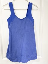 Lululemon blue tank with built in sports bra size 6 - $29.00
