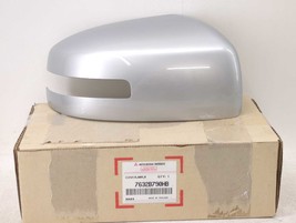 New OEM Mitsubishi Door Mirror Cover 2014-2023 Mirage G4 Silver RH 7632B... - $67.32