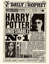 Harry Potter Undesirable Number 1 Wanted Poster Daniel Radcliffe Prop/Replica - £1.65 GBP