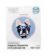 Needle Creations Bulldog With Glasses 6 Inch Punch Needle Kit - $11.25 CAD