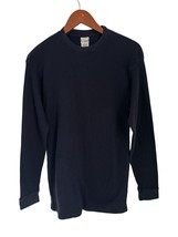 Black Canyon Waffle Knit Long Sleeve Thermal Shirt 100% Egyptian Cotton ... - $15.83