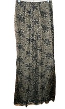 Vintage Gold and Black Lace Silk Dress Pants Size Small - £27.10 GBP