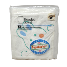 Vintage HEALTH-TEX Hooded Bath Towel Layette Kids Sealed Original Package Nos - £22.07 GBP