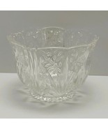 Vintage Oneida German Crystal 5&quot; Bowl, Spring Lace Pattern, Starburst Bo... - $658.33 MXN