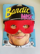 Vintage Halloween Bandit Mask Mask TMNT Super Hero No.1564 Cosplay Dress Up NOS - £9.59 GBP