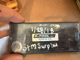 NEW Pack of 1 K-Tool Carbide Lathe Turning Inserts # RCEB-64 X20 vh2 - $536.28 MXN