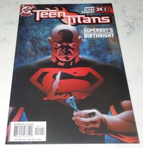TEEN TITANS # 24 (DC Comics 2005)  NM Superboy Robin Geoff Johns - £0.80 GBP