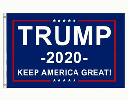 Trump 2020 Keep America Great President Donald Make America Great 3x5 Ft Flag US - £12.57 GBP