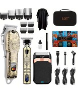 Hair Clippers Set for Men Hair Clipper Trimmer with LED Display Professi... - $1,301.81 MXN