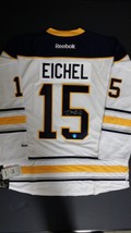 Jack Eichel Autographed Buffalo Sabres White Reebok Premier Jersey (AJ COA) - £303.75 GBP