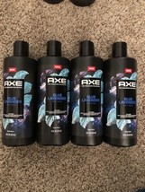 Lot of 4 Axe Fine Fragrance Collection Men&#39;s Liquid Body Wash Blue Laven... - $18.69