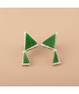 18k White Gold Earring, Exquisite High Quality Grade A Jadeite Earring, ... - $29,498.36 CAD