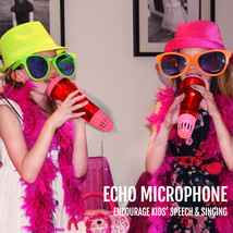 Echo Mic for Kids Toddlers - Magic Karaoke Microphone Voice Amplifying Retro Toy - £9.47 GBP