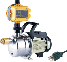 1056GPH, 110V, Stainless Steel Irrigation Pump, Automatic Water Pressure... - $288.83