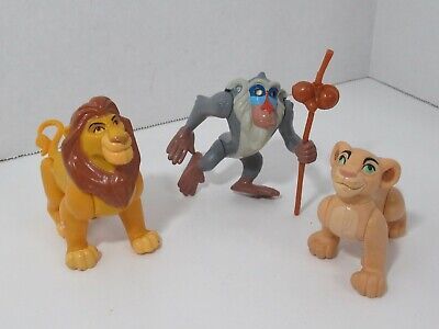 Primary image for Disney The Lion King action figure lot Burger King Young Nala Rafiki Mufasa 