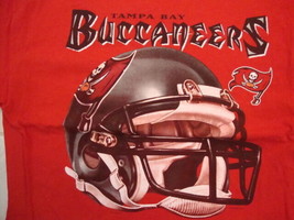 NFL Tampa Bay Buccaneers Football Sportswear Fan Apparel Red T Shirt Size XL - £12.62 GBP