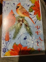 Vintage Greeting Card 1990s Made In USA  Merry Christmas Peace Birds - £0.74 GBP