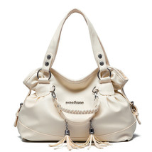 Women Handbag Casual Large Capacity High Quality PU Hobos Top-Hand Female Totes  - £38.06 GBP