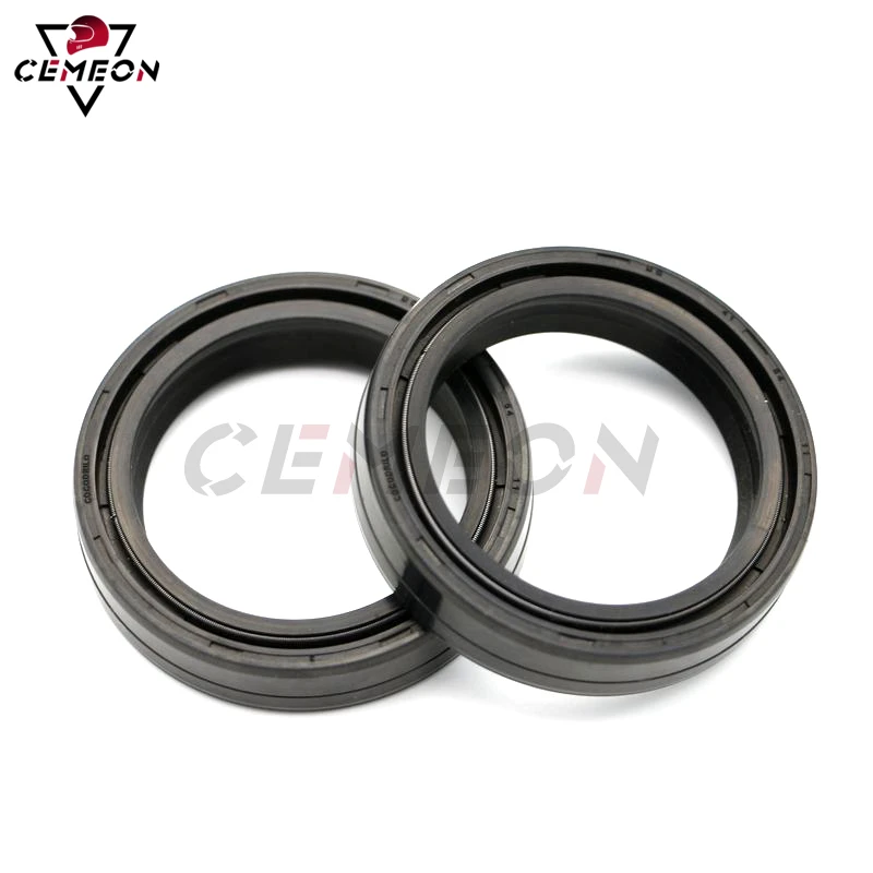 43X55X9.5 Fork Seal Motorcycle Front Shock Absorber Oil Seal Kit 43 55 9.5  - £15.33 GBP+