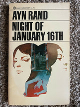 Ayn Rand Night Of January 16th Great Cover Art - £2.32 GBP