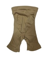 Skims L XL Maternity Sculpting Shorts Mid Thigh Seamless Shapewear Tan Nude - $24.74