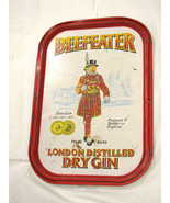 Vassoio vintage in metallo Beefeater London distilled dry gin trade mark... - $13.65