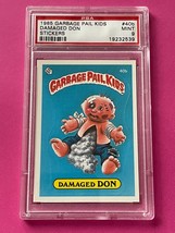1985 Topps OS1 Garbage Pail Kids 1st Series 1 DAMAGED DON 40b Matte Card PSA 9 - £233.07 GBP