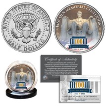 Lincoln Memorial 100th Anniversary Centennial Genuine 2022 Jfk Half Dollar Coin - £7.40 GBP