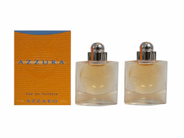 &quot;Vintage&quot; Azzura by Azzaro Paris PERFUME Women 2 X 0.17oz/5ml EDT Travel Mini - £15.81 GBP