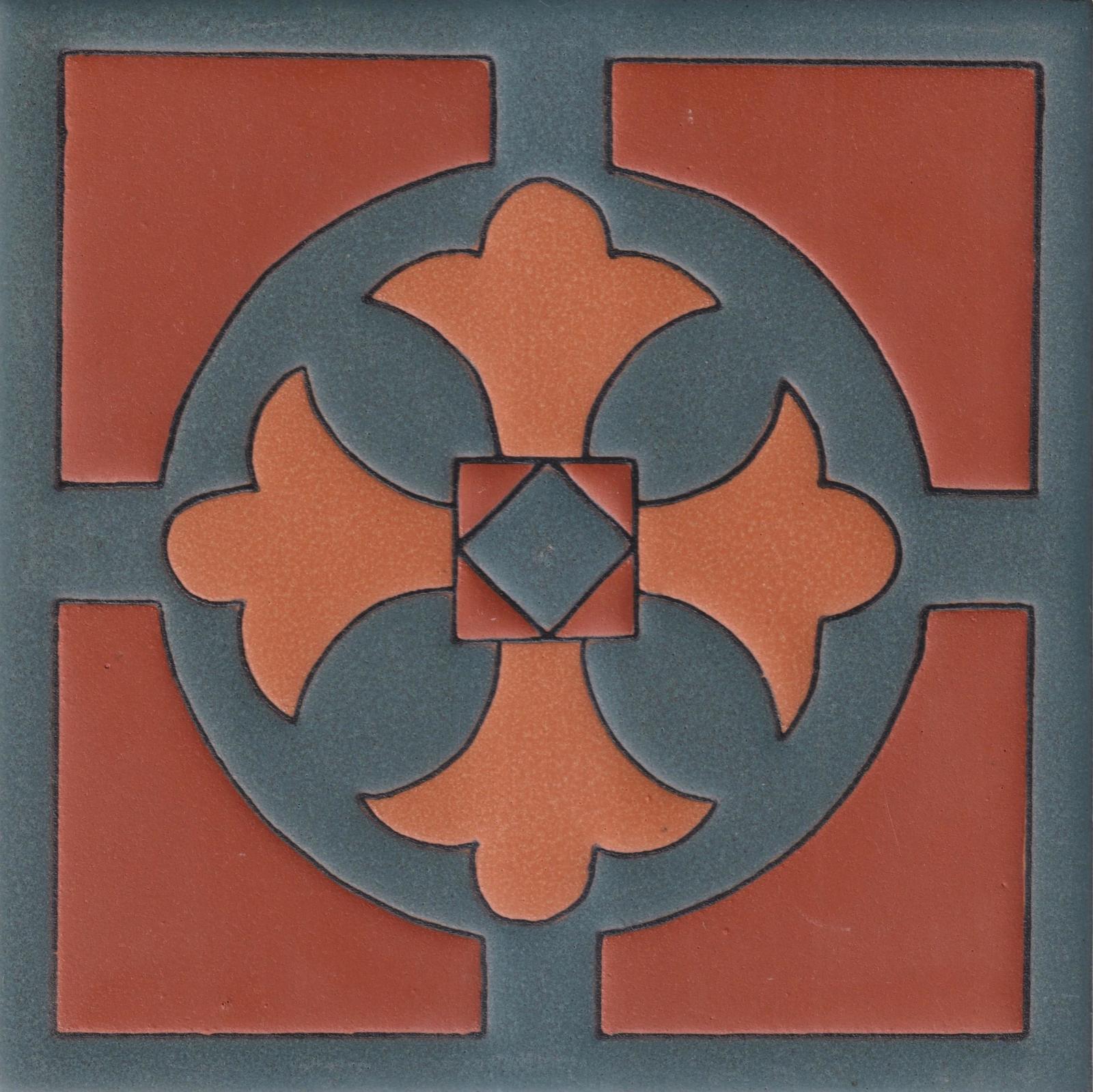 Ceramic High Relief Malibu Tiles Handcrafted - CS3 -  (you select the size) - $189.00