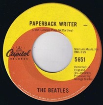 Beatles Paperback Writer 45 rpm Rain Canadian Pressing - £7.75 GBP