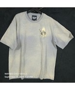 RetroVert XXL T-Shirt – Barbed Wire Heart &amp; Sword Graphic – Metallic Gol... - $1,808.21 MXN